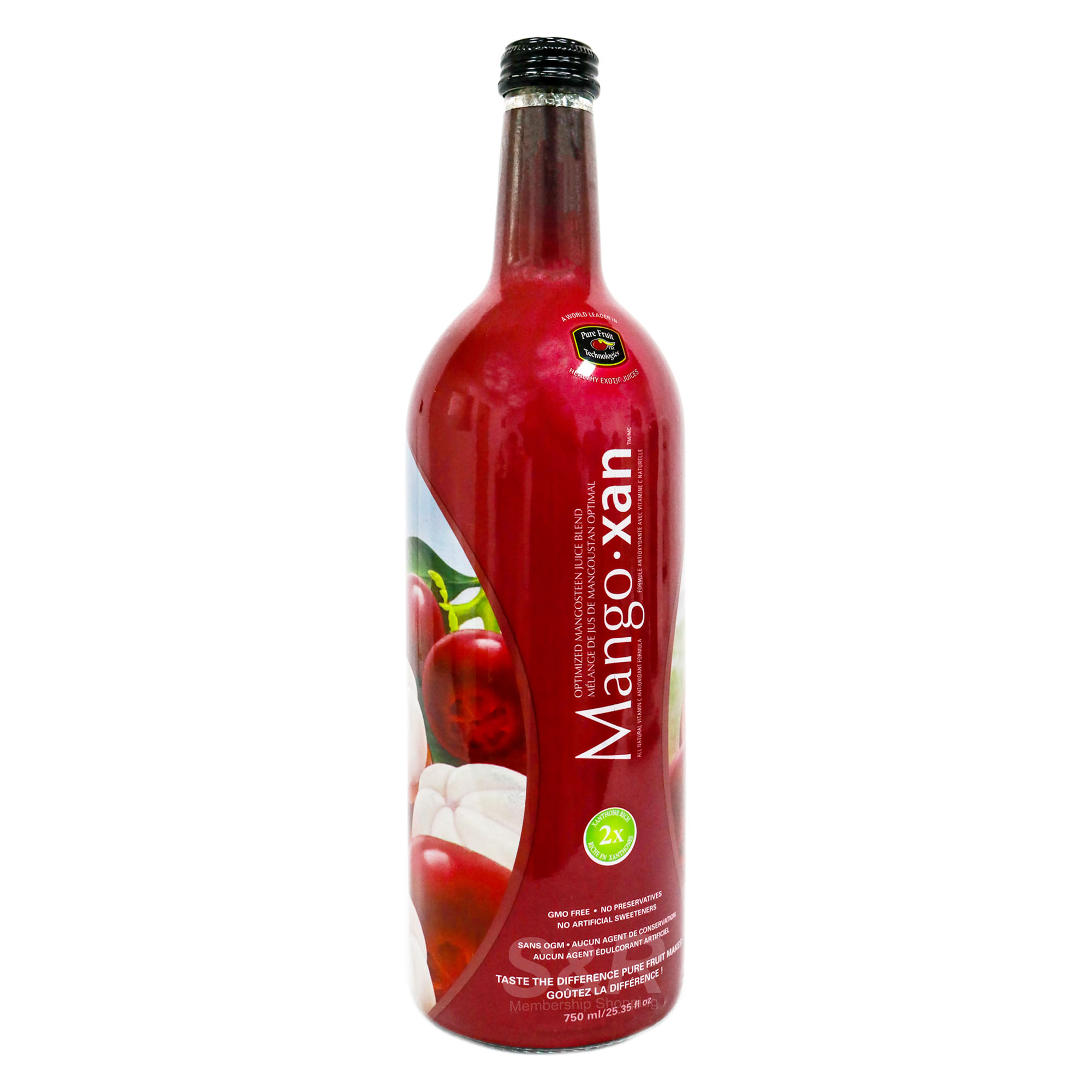 Pure Fruit Mangoxan Optimized Mangosteen Juice Blend 750mL Pure Fruit Mangoxan Optimized Mangosteen Juice Blend 750mL